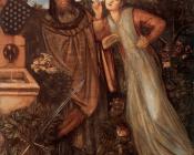 爱德华科莱伯恩琼斯 - 国王马克和美丽的伊索尔德